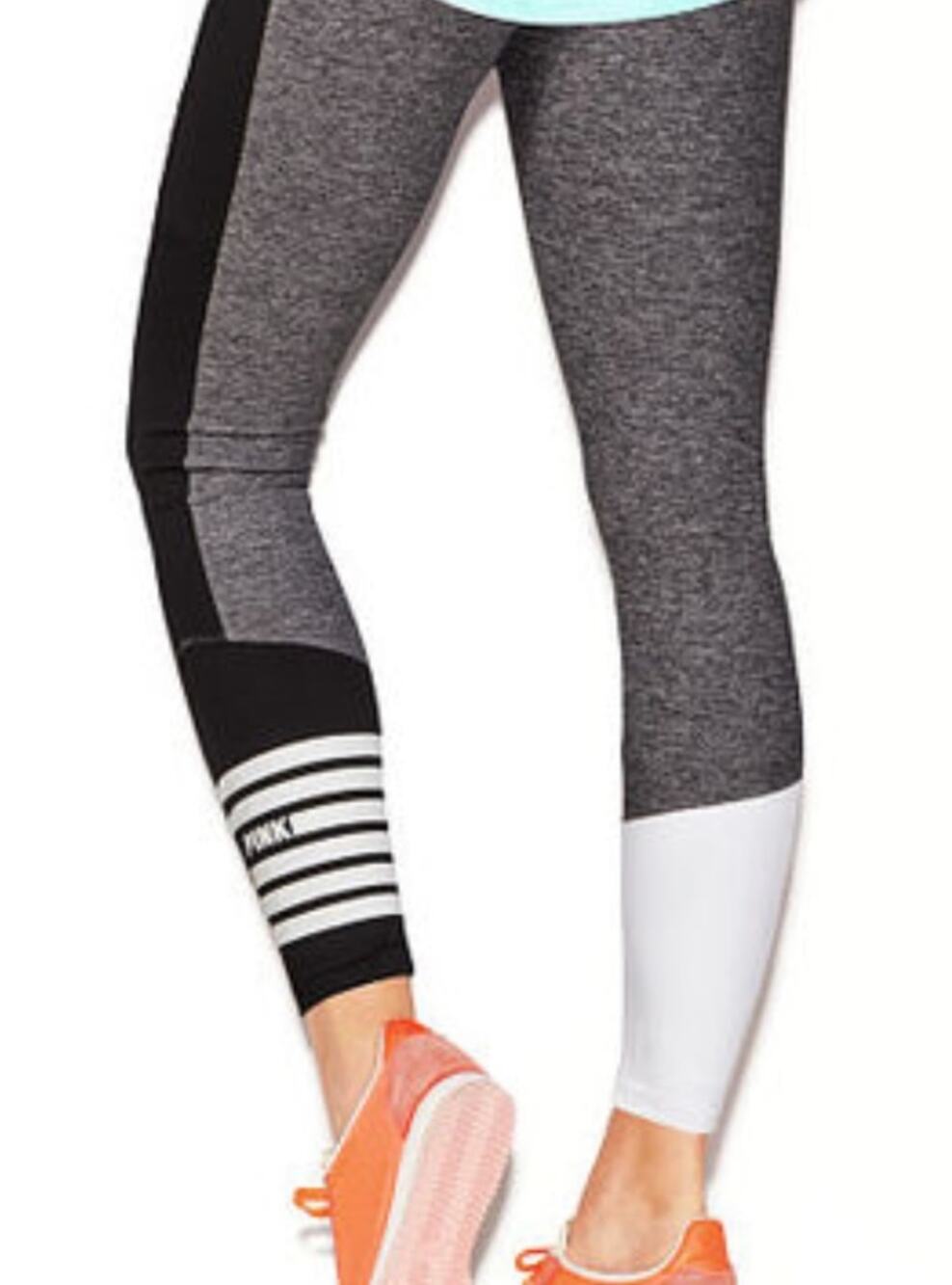 Pink Victoria's Secret Ultimate Yoga Legging Gray Size M